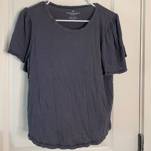 American Eagle Puff Sleeve Tee